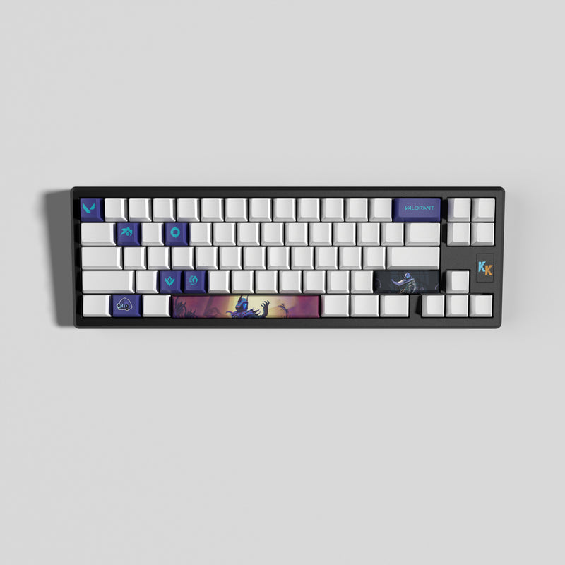 Valorant game keycaps omen jett killjoy sage cypher chmber OEM Profile 10keys PBT dye sub keycaps