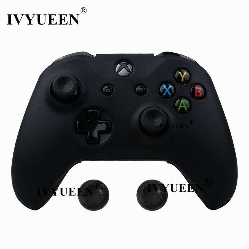 IVYUEEN Silicone Protective Skin Case for XBox One X S Controller Protector Water Transfer Printing Camouflage Cover Grips Caps