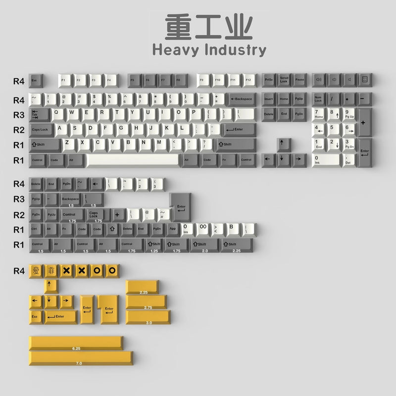 1 Set Cherry Profile Key Caps Only compatible with MX switches
