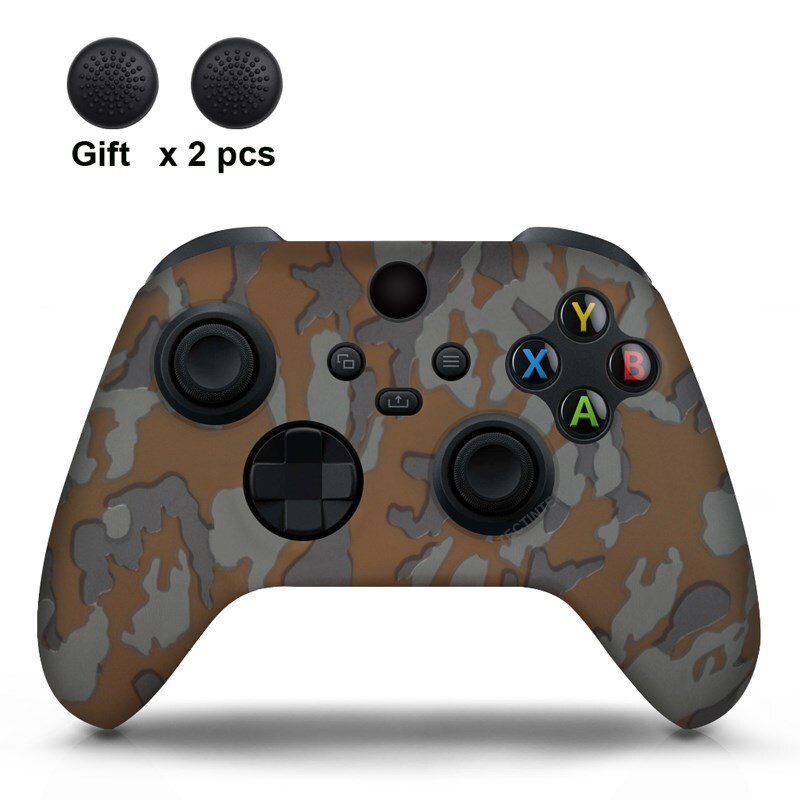 Soft Silicone Case For Xbox Series X/S Controller Protective Skin Gamepad Accessories Thumb Grips Caps Joystick Cover Shell