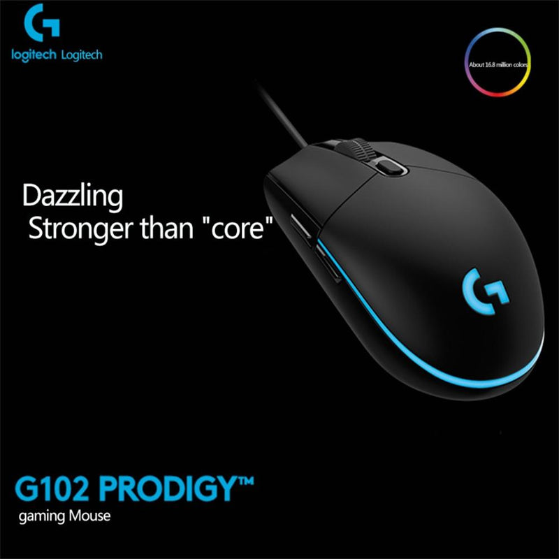 G102 Gaming Wired Mouse 8000dpi 6 Button Computer Office USB Gaming Mice For PC Notebook Laptops Non Slip Wired Gamer Mouse