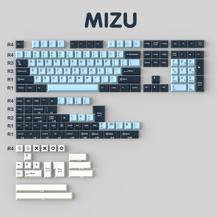 1 Set Cherry Profile Key Caps Only compatible with MX switches