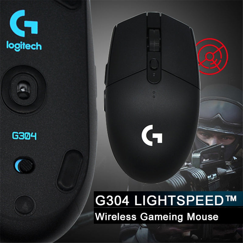 Original Logitech G304 / G305 Wireless Gaming Mouse PC Gamer 12000DPI Hero Sensor RGB Usb For Laptop Computer Mechanical Button