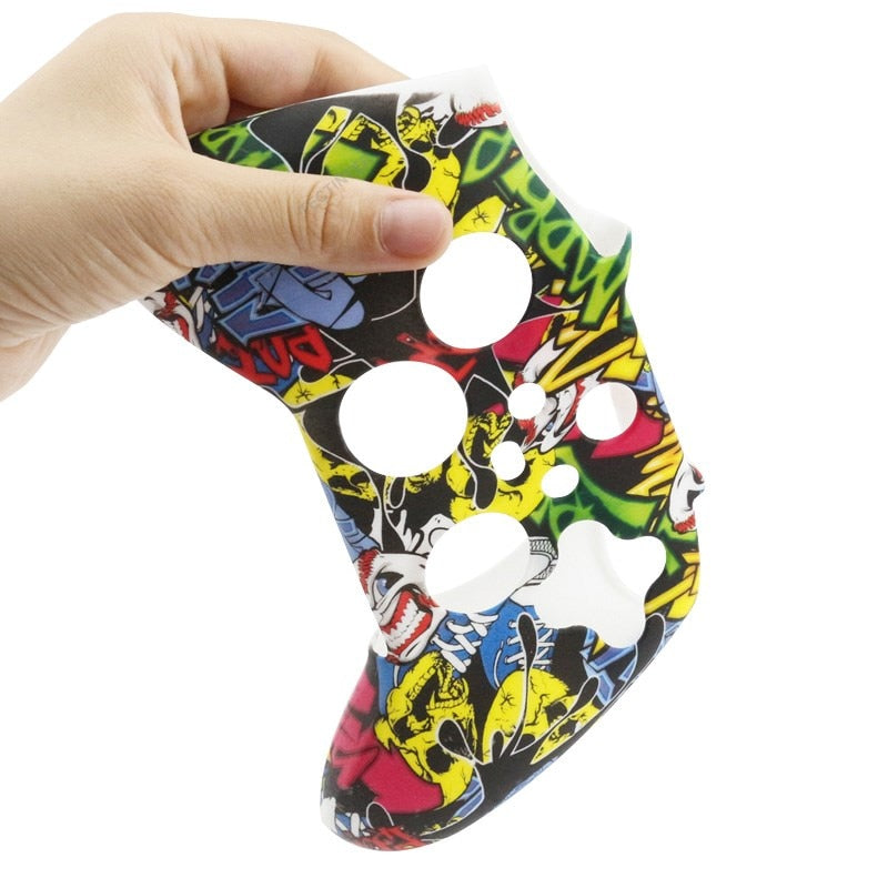 Soft Silicone Case For Xbox Series X/S Controller Protective Skin Gamepad Accessories Thumb Grips Caps Joystick Cover Shell