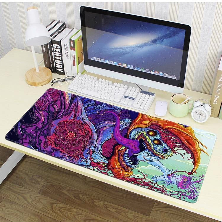 80x30cm XL Lockedge Large Gaming Mouse Pad Computer Gamer Keyboard Mouse Mat Hyper Beast Desk Mousepad for PC Desk Pad