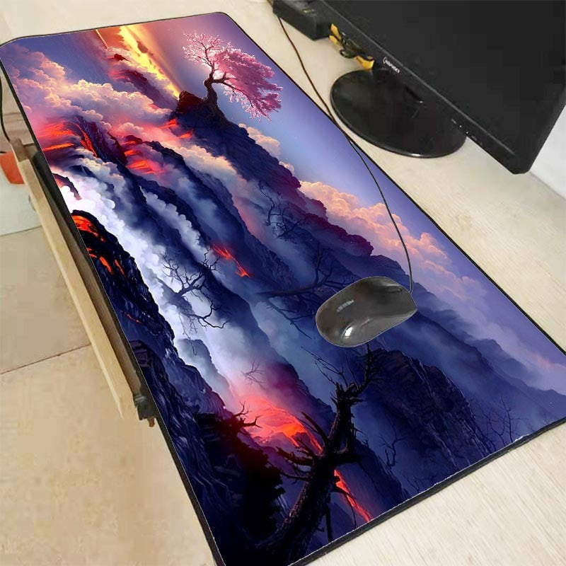 80x30cm XL Lockedge Large Gaming Mouse Pad Computer Gamer Keyboard Mouse Mat Hyper Beast Desk Mousepad for PC Desk Pad