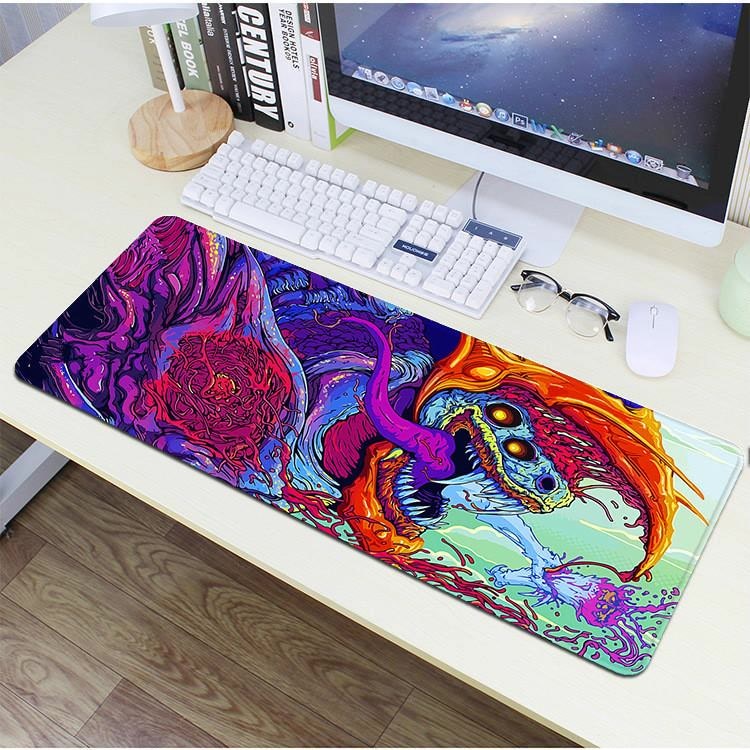 80x30cm XL Lockedge Large Gaming Mouse Pad Computer Gamer Keyboard Mouse Mat Hyper Beast Desk Mousepad for PC Desk Pad