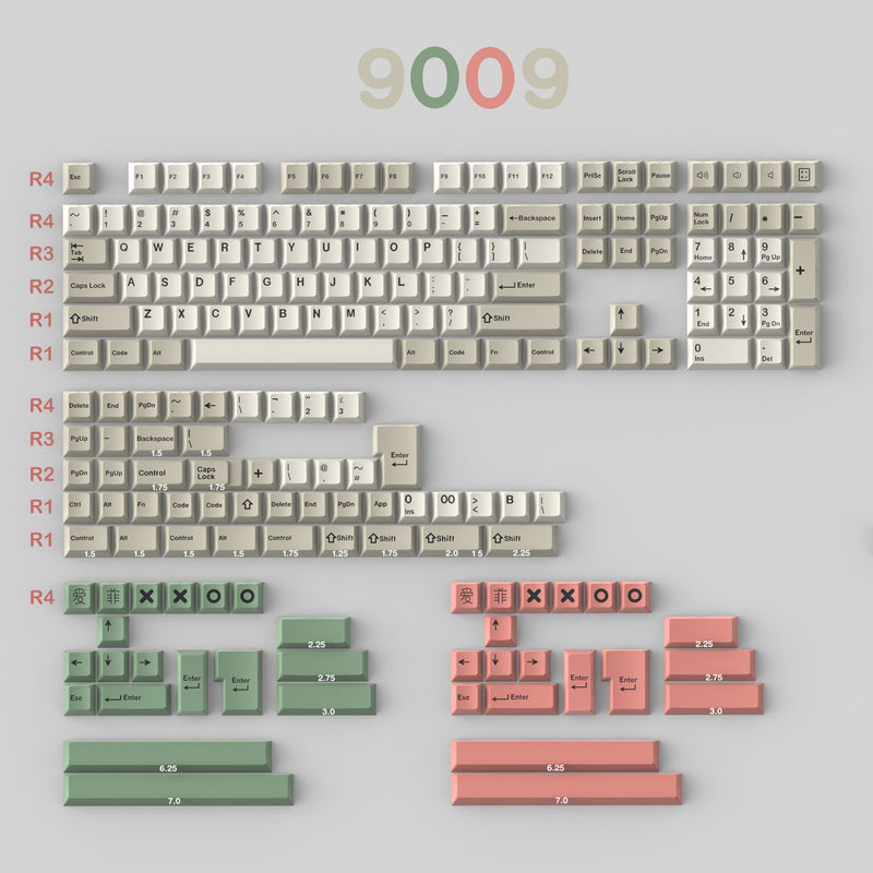 1 Set Cherry Profile Key Caps Only compatible with MX switches