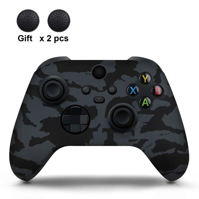 Soft Silicone Case For Xbox Series X/S Controller Protective Skin Gamepad Accessories Thumb Grips Caps Joystick Cover Shell